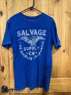 Salvage Blue Eagle Graphic Short Sleeve Tee